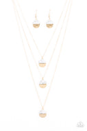 Rural Reconstruction - Gold - Paparazzi Accessories