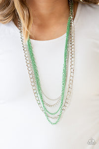 Industrial Vibrance - Green - Paparazzi Accessories