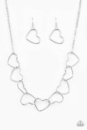 Unbreak My Heart - Silver - Paparazzi Accessories