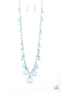 GLOW And Steady Wins The Race - Blue - Paparazzi Accessories