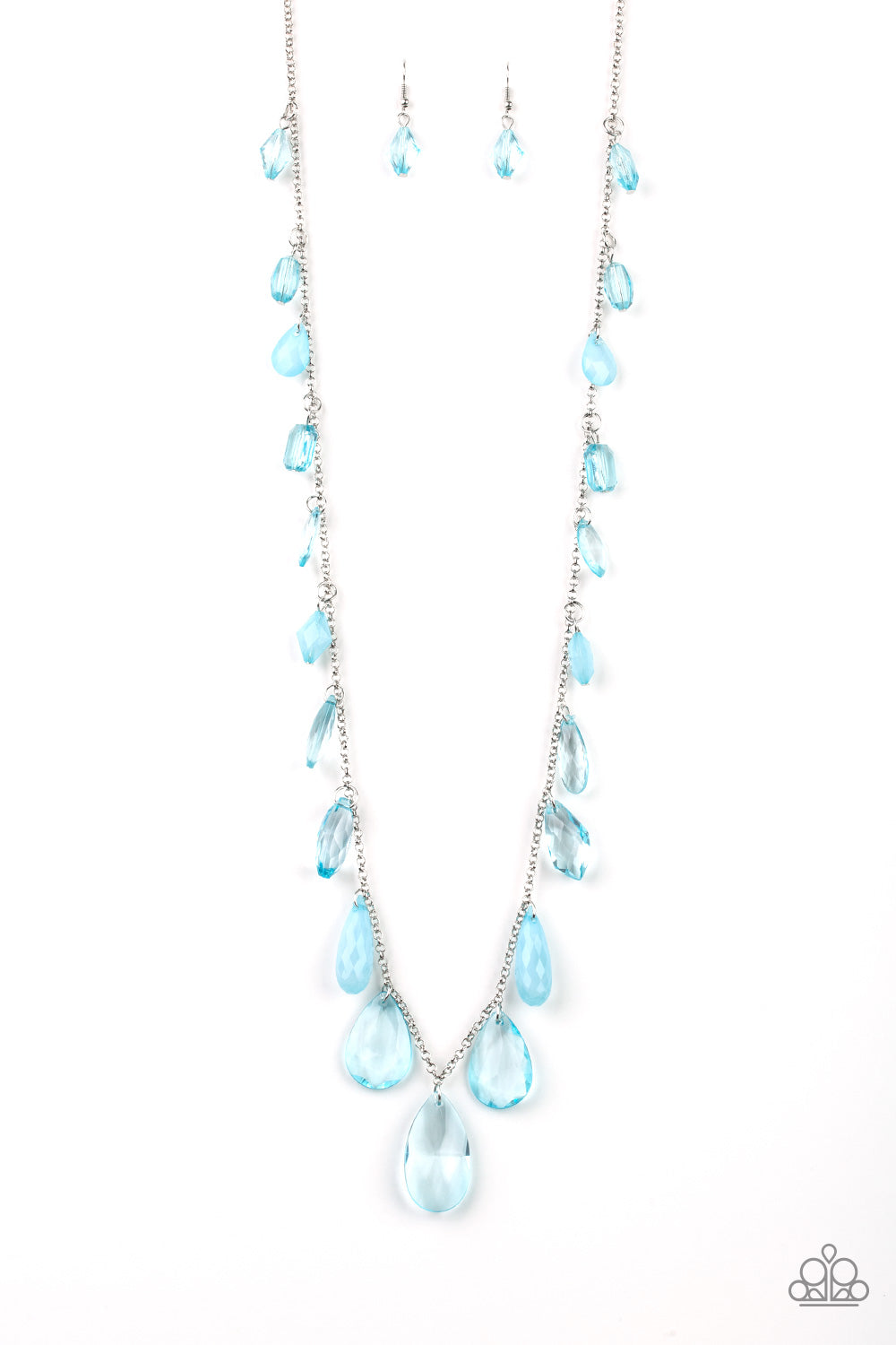 GLOW And Steady Wins The Race - Blue - Paparazzi Accessories