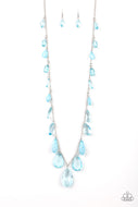 GLOW And Steady Wins The Race - Blue - Paparazzi Accessories