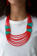 Kickin It Outback - Red - Paparazzi Accessories
