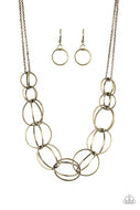 Space Walk - Brass - Paparazzi Accessories