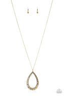 Big Ticket Twinkle - Brass - Paparazzi Accessories