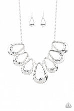 Load image into Gallery viewer, Teardrop Envy - Silver - Paparazzi Accessories