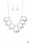 Teardrop Envy - Silver - Paparazzi Accessories