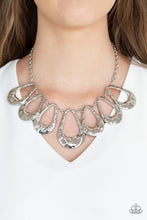 Load image into Gallery viewer, Teardrop Envy - Silver - Paparazzi Accessories