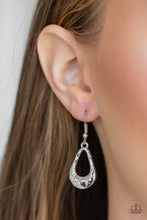 Load image into Gallery viewer, Teardrop Envy - Silver - Paparazzi Accessories