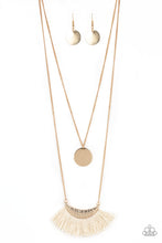 Load image into Gallery viewer, Tassel Temptation - Gold - Paparazzi Accessories