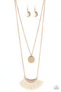 Tassel Temptation - Gold - Paparazzi Accessories