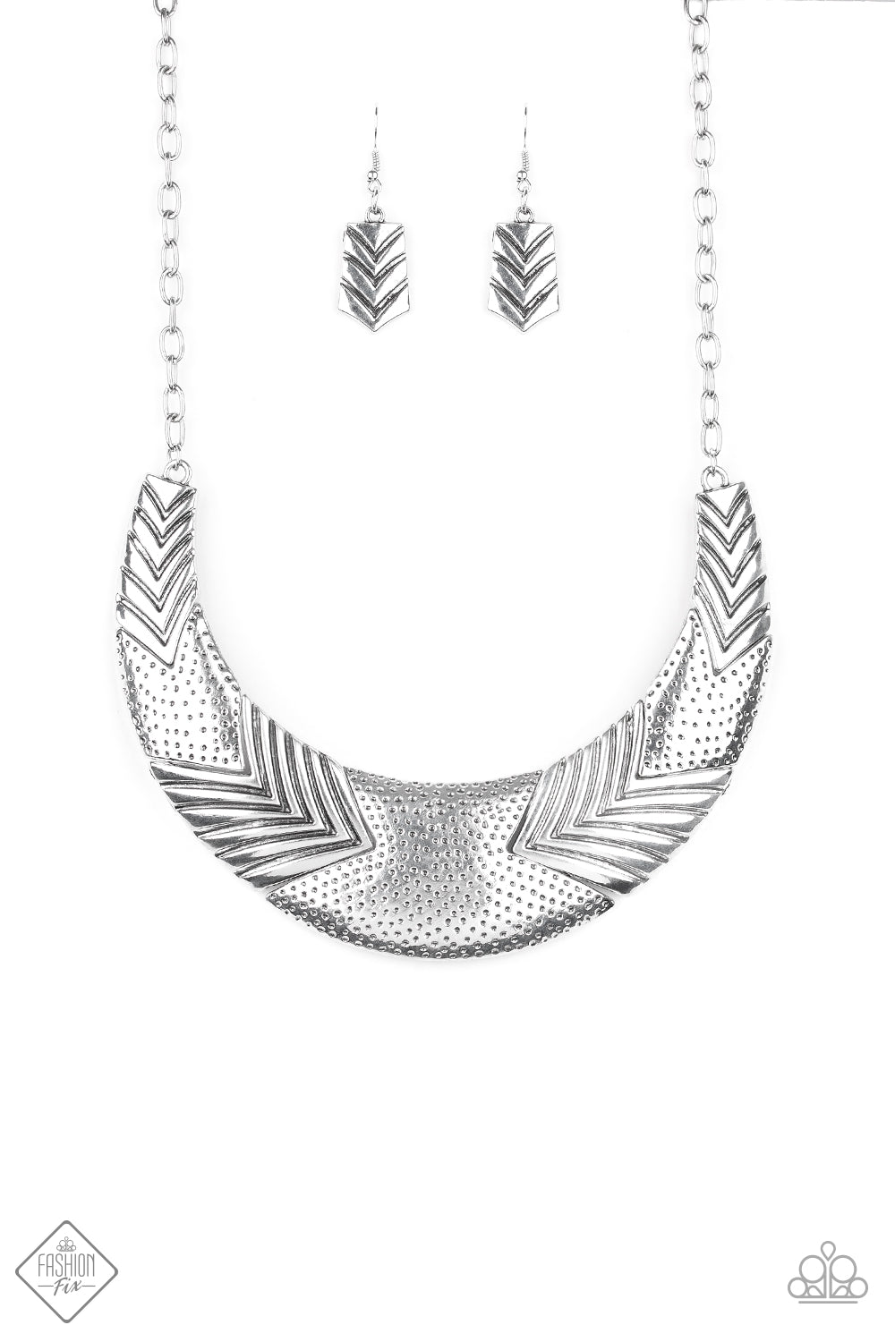 Geographic Goddess - Silver - Paparazzi Accessories