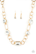 Urban District- Gold - Paparazzi Accessories