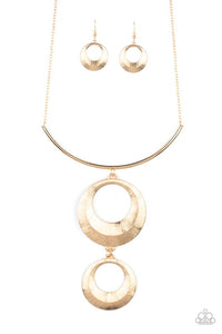 Egyptian Eclipse - Gold - Paparazzi Accessories