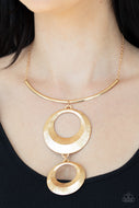 Egyptian Eclipse - Gold - Paparazzi Accessories