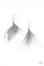 Load image into Gallery viewer, Feathered Flamboyance - Silver - Paparazzi Accessories