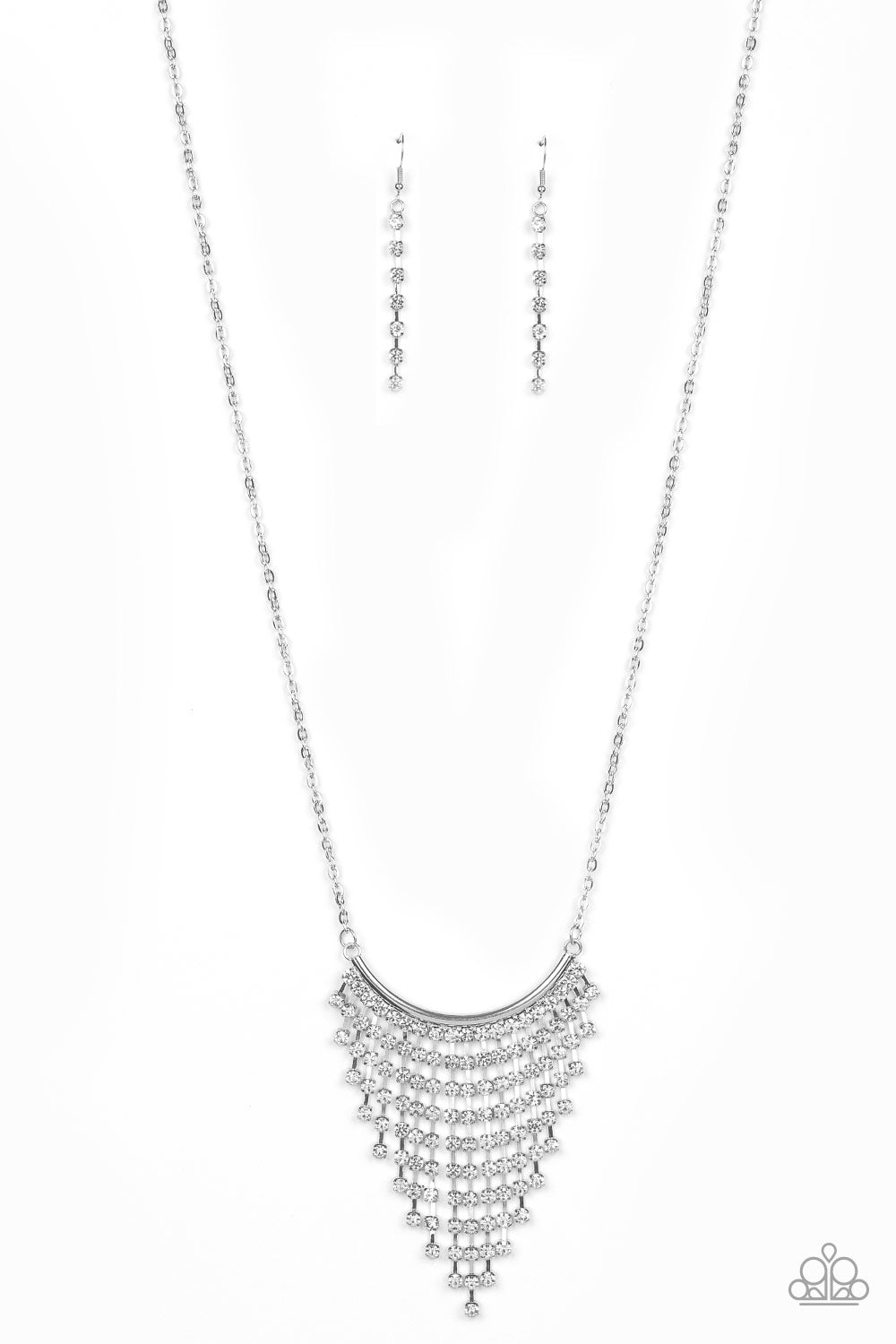 Glitter Bomb - White - Paparazzi Accessories
