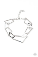 Shattered Shine - Silver - Paparazzi Accessories