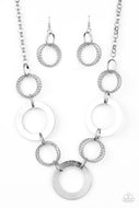 Ringed in Radiance - Silver - Paparazzi Accessories