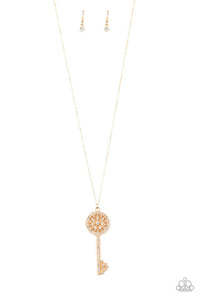 Keeping Secrets - Gold - Paparazzi Accessories