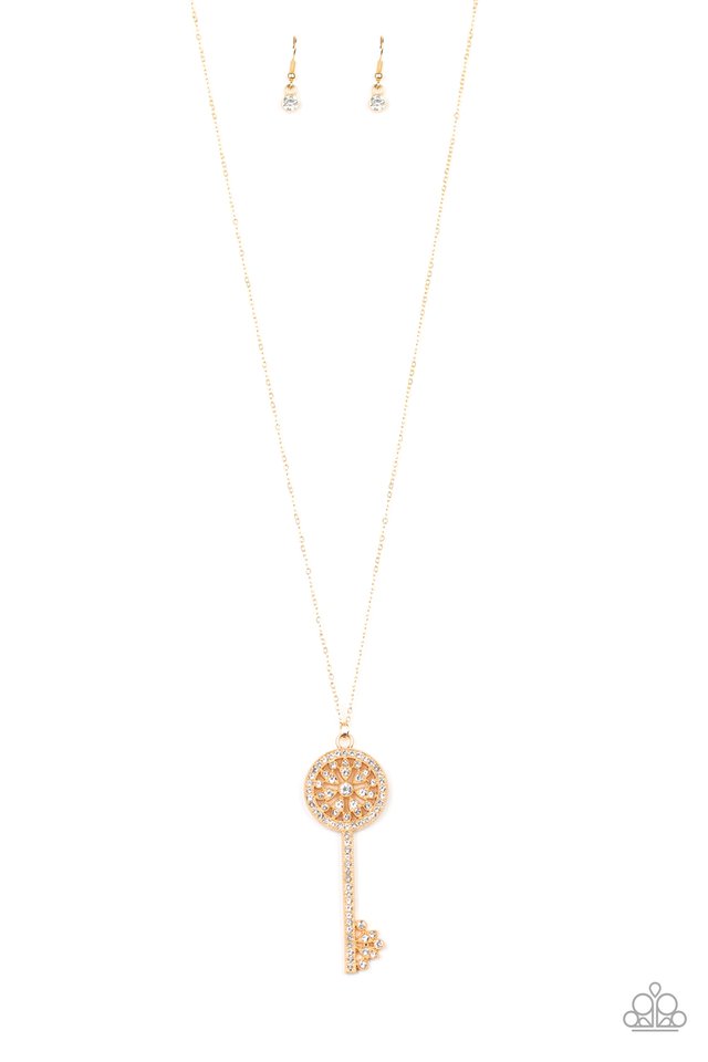 Keeping Secrets - Gold - Paparazzi Accessories