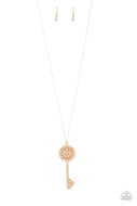 Keeping Secrets - Gold - Paparazzi Accessories
