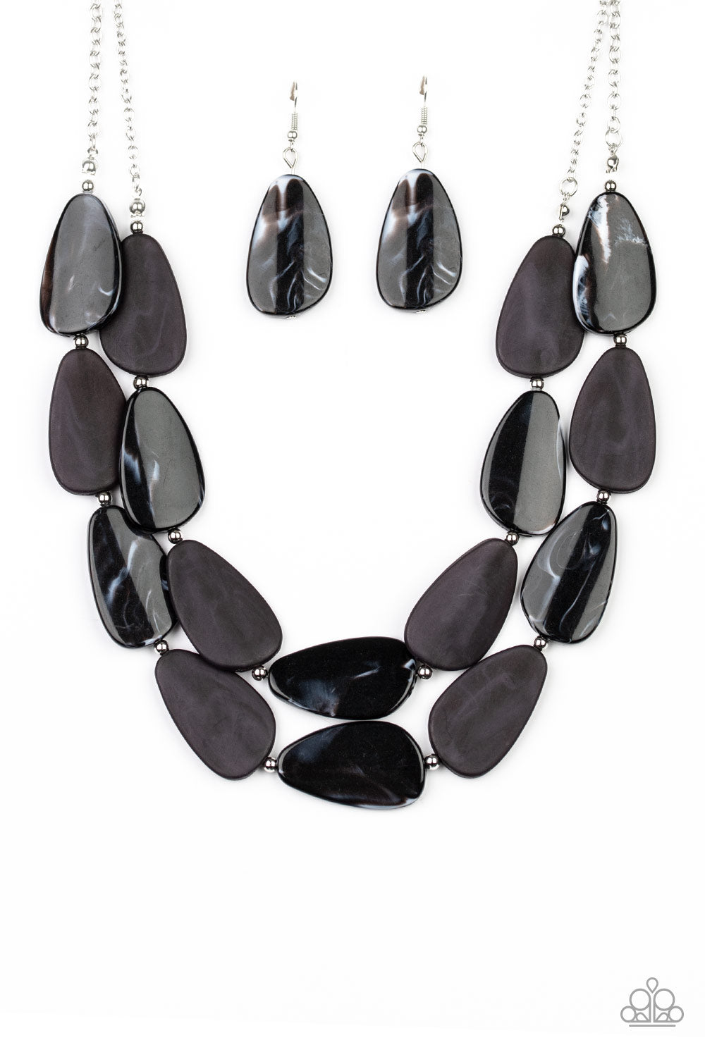 Colorfully Calming - Black - Paparazzi Accessories
