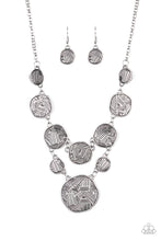 Load image into Gallery viewer, Metallic Patchwork - Silver - Paparazzi Accessories