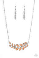 Frosted Foliage - Orange - Paparazzi Accessories