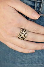 Load image into Gallery viewer, COUNTESS To Ten - Brass - Paparazzi Accessories