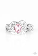 Paparazzi No HEART-Strings Attached - Pink - Paparazzi Accessories