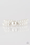 Romantic Redux - White - Paparazzi Accessories