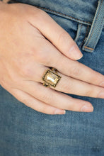 Load image into Gallery viewer, Utmost Prestige - Brass - Paparazzi Accessories