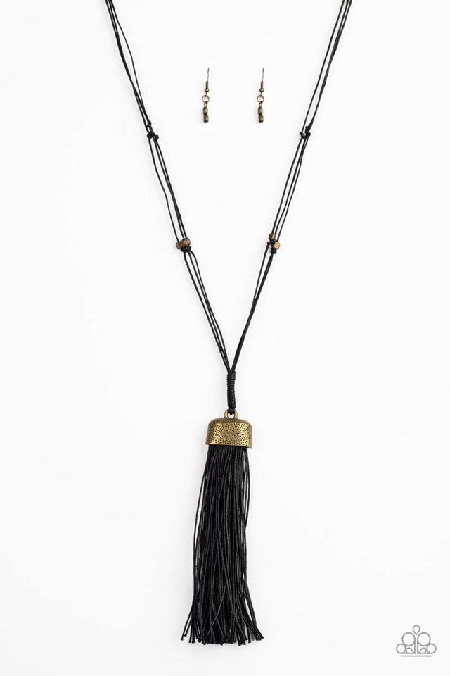 Brush It Off - Brass - Paparazzi Accessories