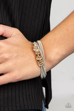 Load image into Gallery viewer, Magnetically Metro - Gold - Paparazzi Accessories