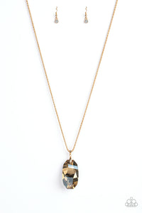 Gemstone Grandeur - Gold - Paparazzi Accessories