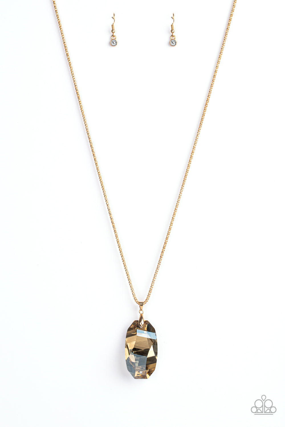 Gemstone Grandeur - Gold - Paparazzi Accessories