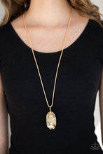 Load image into Gallery viewer, Gemstone Grandeur - Gold - Paparazzi Accessories