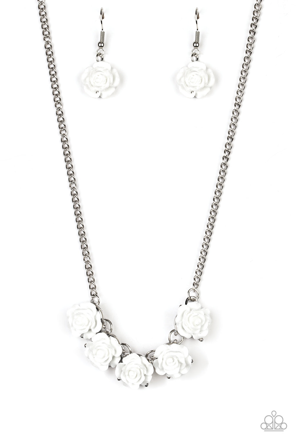 Garden Party Posh - White - Paparazzi Accessories