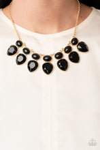 Load image into Gallery viewer, Modern Masquerade - Black - Paparazzi Accessories