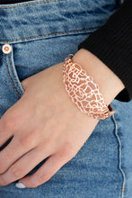 Load image into Gallery viewer, Airy Asymmetry - Rose Gold - Paparazzi Accessories
