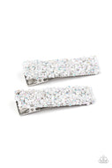 HAIR Comes Trouble - White - Paparazzi Accessories