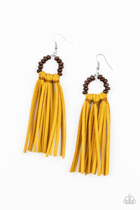 Easy To PerSUEDE - Yellow - Paparazzi Accessories