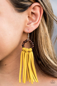 Easy To PerSUEDE - Yellow - Paparazzi Accessories