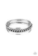 A Piece of The Action - Silver - Paparazzi Accessories