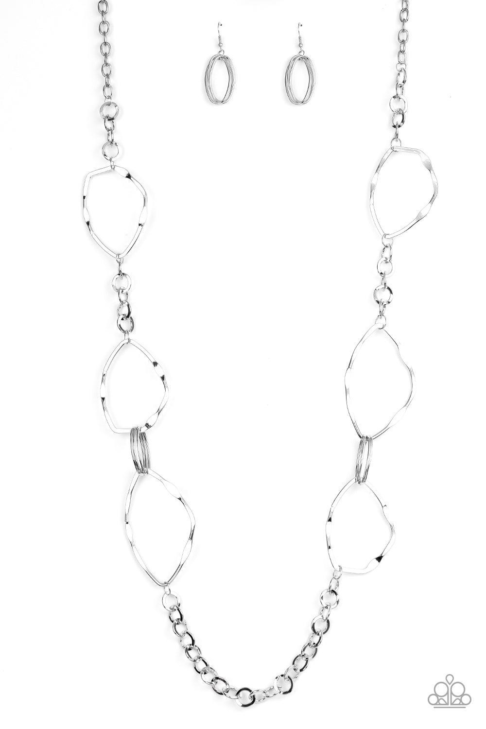 Abstract Artifact - Silver - Paparazzi Accessories