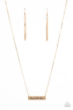 Load image into Gallery viewer, Land Of The Free - Gold - Paparazzi Accessories