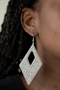 Woven Wanderer - Silver - Paparazzi Accessories