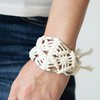 Macrame Mode - White - September 2020 Life Of The Party Exclusive - Paparazzi Accessories
