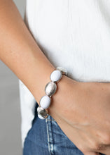 Load image into Gallery viewer, Decadently Dewy - White - Paparazzi Accessories